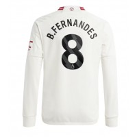 Billiga Manchester United Bruno Fernandes #8 Tredje fotbollskläder 2023-24 Långärmad